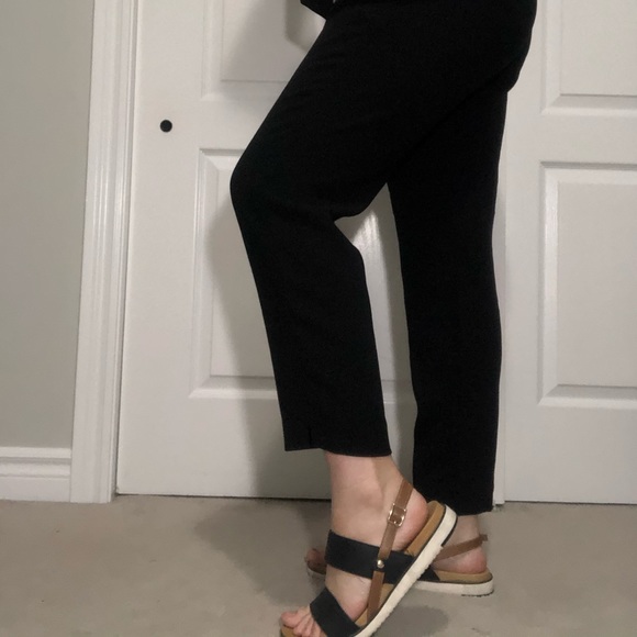 Black Bow Tied Dress Pants - Picture 3 of 5